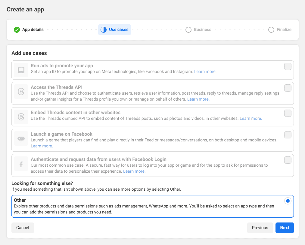 Сторінка Create an app - Use cases.png